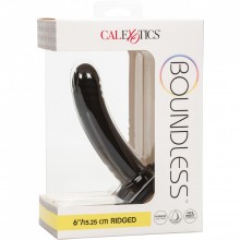 Страпон «Boundless 6 Smooth Probe», цвет черный, длиной 15,25 см., SE-2700-22-3, бренд CalExotics, длина 15.25 см.
