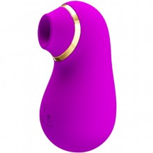 Вакуумный стимулятор клитора «Emily», перезаряжаемый, цвет фиолетовый, MC33, бренд Baile, из материала Силикон, длина 9 см.