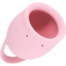 Менструальная чаша «Natural Wellness Magnolia 15 ml light pink», 4000-15lola, бренд Lola Games, из материала Силикон, цвет Розовый, 15 мл.
