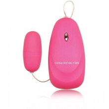Виброяйцо «M-mello mini massager» с проводным пультом, цвет розовый, Chisa CN-371502638, бренд Chisa Novelties, из материала Пластик АБС, длина 5.7 см.