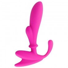 Розовый массажер простаты «Anal Pleasure Beginers Prostate Stimulator», длина 14 см, Howells 13004 pink, длина 14 см.