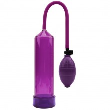 Фиолетовая ручная вакуумная помпа «Max Version», Chisa CN-702365761, бренд Chisa Novelties, длина 23.5 см.