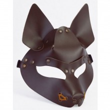 Брутальная объемная маска «Wolf», коричневая, Sitabella 3416-8, бренд СК-Визит, из материала Кожа