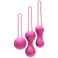 Набор розовых вагинальных шариков «Je Joue Ami», Je Joue AMI-FU-VB-V2EU, из материала Силикон, цвет Фиолетовый