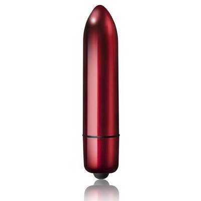 Мини-вибратор «Truly Yours Red Alert», красный, диаметр 2.5 см, Rocks Off 10RO120RA, из материала Пластик АБС, длина 12 см.