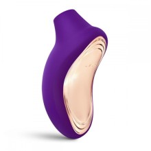 Премиальный звуковой массажер клитора «Sona 2», цвет фиолетовый, Lelo 7895, из материала Силикон, длина 11.5 см.