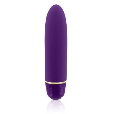 Фиолетовая вибропуля «Classique Vibe» для стимуляции эрогенных зон, Rianne S E26359, из материала Силикон, цвет Фиолетовый, длина 12 см.