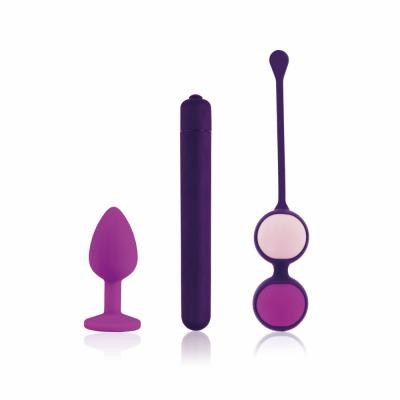 Вибро набор женский «Rianne S First Vibe Kit» Rianne S E30979, из материала Силикон, цвет Фиолетовый