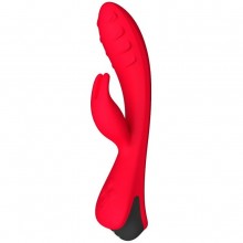 Красный вибратор-кролик «Lepus» с ребрышками, Le Frivole Costumes 06114 One Size, из материала Силикон, длина 21.2 см.