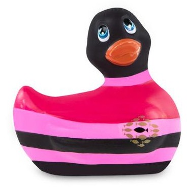 Вибратор-уточка «I Rub My Duckie 2».0, разноцветный, Big Teaze Toys E29008, из материала ПВХ, длина 7.5 см.