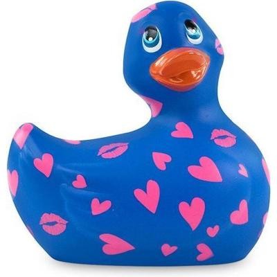 Вибратор-уточка «I Rub My Duckie 2».0, сине-фиолетовый, Big Teaze Toys E29014, из материала ПВХ, длина 7.5 см.