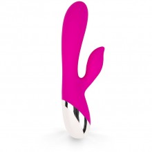 Браззерс перезаряжаемый вибратор-кролик, цвет розовый, Brazzers BRVV097, из материала Силикон, длина 19 см.