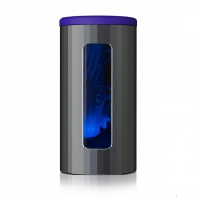Инновационный сенсорный мастурбатор «F1S V2x Blue», цвет черно-синий, Lelo LEL8366, из материала Силикон, длина 14.4 см.