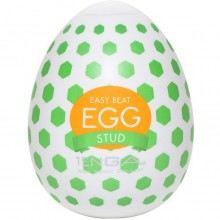 Мастурбатор-яйцо из новой коллекции «Wonder Stud», Tenga KAZ970865, из материала TPE, цвет Белый, длина 6.1 см.