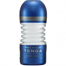 Мастурбатор с вращением «Tenga Premium Rolling Head Cup», KAZ973309, из материала TPE, цвет Белый, длина 15.5 см.