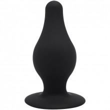Анальная пробка большая «SileXD Model 2» диаметр 4.5 см, Adrien Lastic 230894, из материала Силикон, цвет Черный, длина 10.2 см.