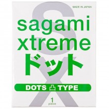Ультратонкий презерватив «Xtreme 0.04», 1 шт, Sagami 143247, из материала Латекс, цвет Прозрачный, длина 19 см.
