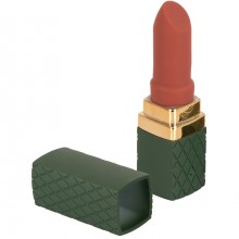 Минивибратор «Emerald Love Luxurious Lipstick» в виде губной помады, цвет зеленый, Orion 5518800000, из материала Силикон, длина 8.5 см.