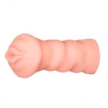 Мастурбатор вагина с реалистичной внутренней текстурой «Crazy Bull», цвет телесный, Baile BM-009132U, из материала TPR, длина 13.5 см.
