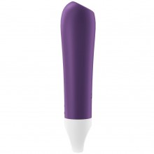Мощный мультискоростной вибратор «Ultra Power Bullet 2» цвет фиолетовая, Satisfyer J2018-165-2, из материала Силикон, цвет Фиолетовый, длина 11 см.