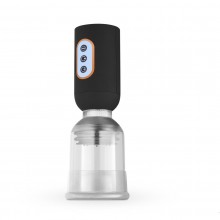 Мастурбатор-помпа «Luxury Vibrating Penis Pump» с вибрацией, Cruizr CRZ007, из материала Пластик АБС, цвет Черный, длина 24 см.