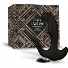 Универсальный массажер для мужчин и женщин «Black Jamba Anal Vibrator», цвет черный, FeelzToys FLZ-E27823, длина 12 см., со скидкой