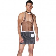 Игривый мужской костюм официанта, размер S/M, La Blinque LBLNQ-15509-SM, со скидкой