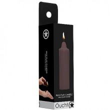 Восковая BDSM-свеча «Wax Play» с ароматом шоколада, Shots Media OU453CHO, цвет Коричневый, длина 12 см.