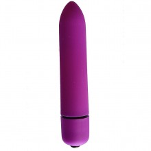 Яркая вибропуля с заостренным кончиком, цвет лиловый, OYO VB10-OYO-dark violet, из материала Пластик АБС, цвет Фиолетовый, длина 9.3 см.