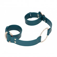      Ouch Handcuff With Connector Green, , Shots Media OU582GRN,  Ouch!, 2 .