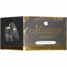 Массажная свеча с ароматом ванили «Le Desir Massage Candle Vanilla Scented», 100 мл, Shots DCO010, бренд Shots Media, длина 4.5 см.