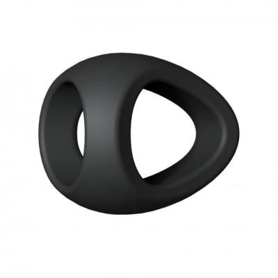 Фигурное эрекционное кольцо «Love to Love FLUX RING Black Onyx» черный, 6032312., из материала Силикон, длина 4.5 см.