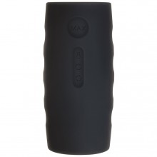 Силиконовый перезаряжаемый мастурбатор «Thump & Grind» с функцией нагрева, Evolved ZE-RS-4975-2, цвет Черный, длина 13.3 см.
