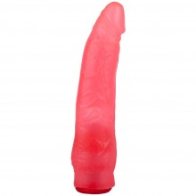 Реалистичная насадка «Harness» розового цвета, 20 см, Lovetoy, бренд LoveToy А-Полимер, цвет Розовый, длина 20 см.