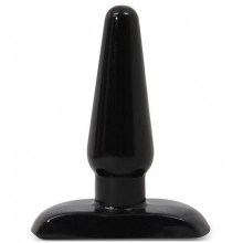 Черная анальная пробка «Small Plug», 9 см, Blush novelties BL-18605, из материала ПВХ, цвет Черный, длина 9 см.