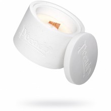 Ароматическая свеча круглая с крышкой «Wood & Spices», Pecado 12016-03, бренд Pecado BDSM, цвет Белый