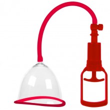 Вакуумная помпа для груди «Breast Pumps», красная, Erozon PW001-1, из материала Пластик АБС, цвет Красный