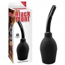 Гигиенический анальный душ «Black Mont», черный, Chisa CN-101442367, бренд Chisa Novelties, из материала ПВХ, длина 25.5 см.