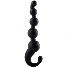 Анальная цепочка «My Favorite Anal Chain», цвет черный, Taboom DEL8000018, из материала Силикон, длина 17 см.