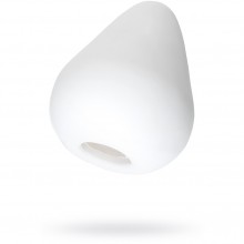 Аксессуар для эротического массажа «Velvet», цвет белый, Eromantica 212302/1, из материала TPE, длина 9 см.