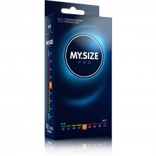 Классические презервативы из латекса «My.Size Pro №10», размер 57 мм, упаковка 10шт, R&S Consumer Goods GmbH 06524 57 мм, бренд R&S Consumer Goods GmbH, цвет Прозрачный, длина 17.8 см.