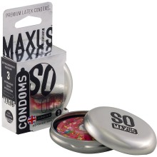Экстремально тонкие презервативы «Extreme Thin», упаковка 3 шт, Maxus 0901-036, из материала Латекс, цвет Прозрачный, длина 18 см.