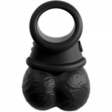 Виброкольцо «King Cock Ellite The Crown Jewels», цвет черный, PipeDream 5468600000, из материала Силикон, длина 10.8 см.