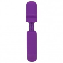 Массажер-вибратор с гибкой головкой «Power Tip Jr Flexi Head», цвет фиолетовый, материал анодированный пластик ABS, Seven Creations 51090, из материала Пластик АБС, длина 13 см.