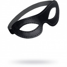Открытая маска из натуральной кожи, цвет черный, Impirante 31270, из материала Кожа, длина 19.5 см.