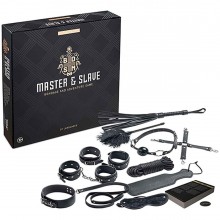 BDSM-игра для двоих «Master & Slave Edition Deluxe», набор, черный, Tease&Please TSPS-E28059, со скидкой