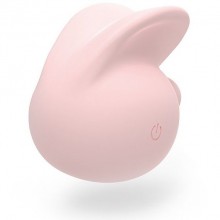 Розовое яичко-зайчик «Bunny Vibro Egg», Vupi Dupi Devi VD-103, из материала Силикон, цвет Розовый, длина 13 см.