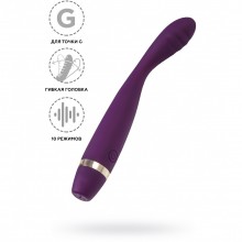 Стимулятор точки G «G-Hunter», цвет фиолетовый, ToyFa 592001, из материала Силикон, длина 18.5 см.