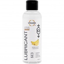 Интимный гель-смазка на водной основе с ароматом банана, 200 мл, VITA UDIN 4673730464006, 200 мл.