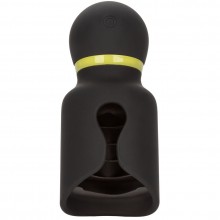 Мужской вибро-мастурбатор с язычком «Boundless Flickering Stroker», цвет черный, материал силикон, CalExotics SE-2703-50-3, бренд California Exotic Novelties, длина 6.75 см.